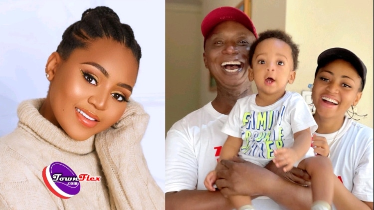 Regina Daniels Gushes Over Son Say he is growing and looking much more like his dad”