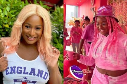 DJ Cuppy's reaction after a fan told her she added weight