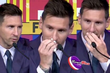Lionel Messi In Uncontrollable Tears As He Says Final Goodbye To Barcelona At His Press Conference