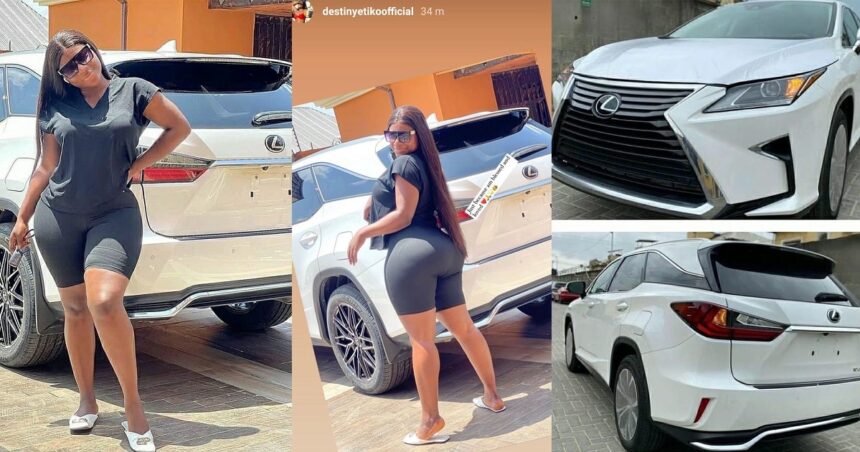 Destiny Etiko acquires new Lexus SUV car (see pictures) 1 Destiny Etiko acquires new Lexus SUV car