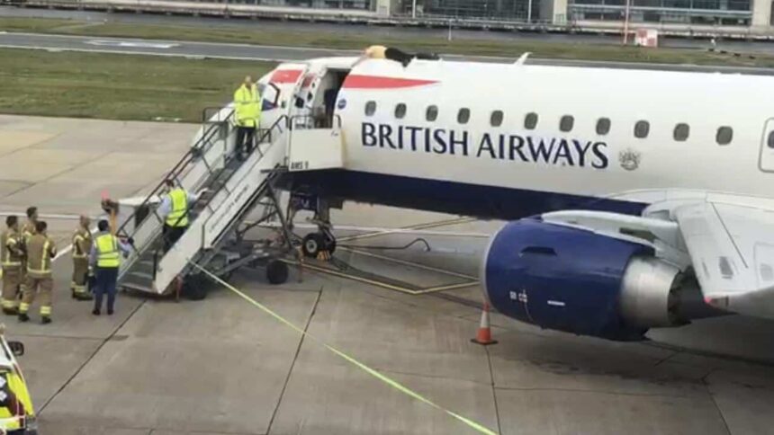 Man Who Glued Himself To A British Airways Embraer Jet Has Been Sentenced To Prison