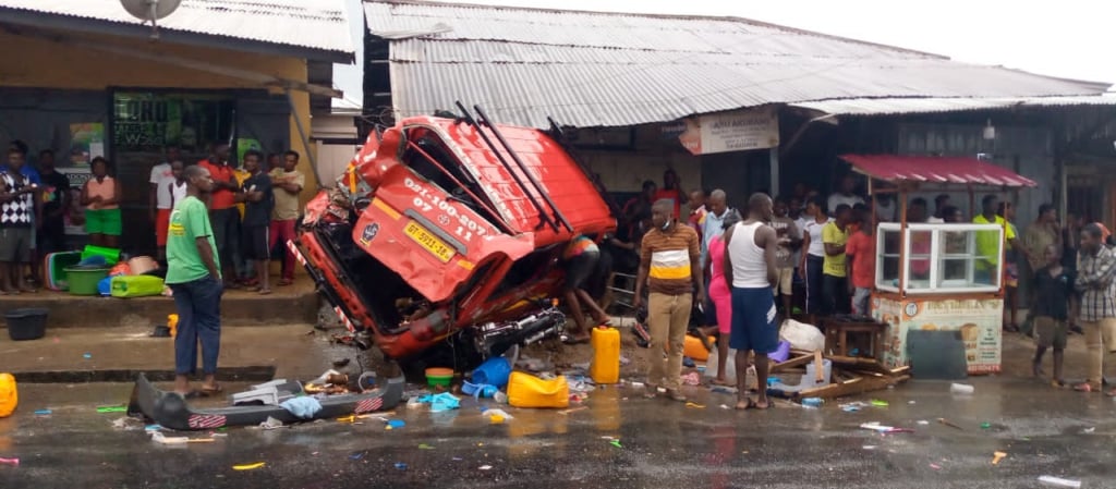 Adeiso Road Crash: One Dead, Pregnant Woman And Over 20 Others Injured