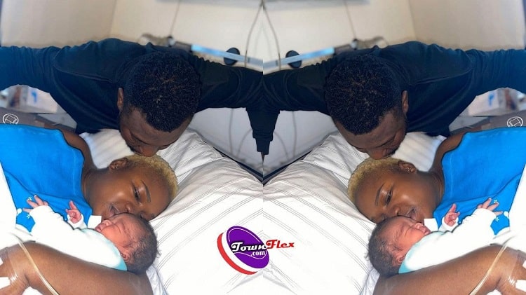 Olaide Oyedeji and husband welcome new baby