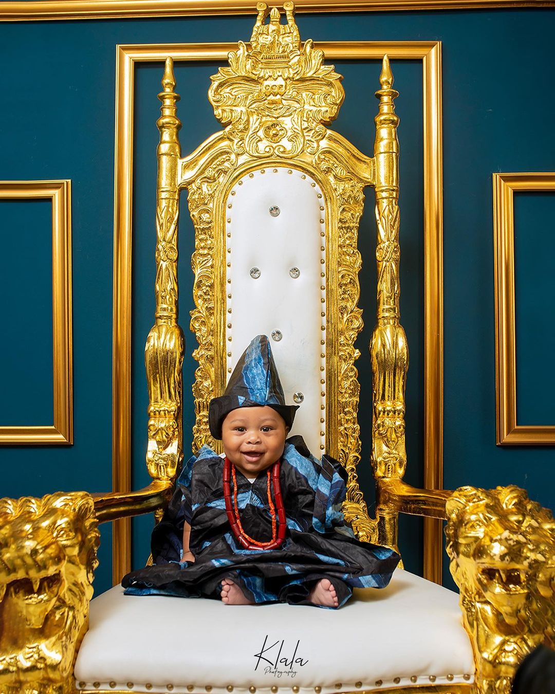 Tonto Dikeh's ex-husband, Olakunle Churchill and wife, Rosy Meurer finally shows their baby’s face (photos)