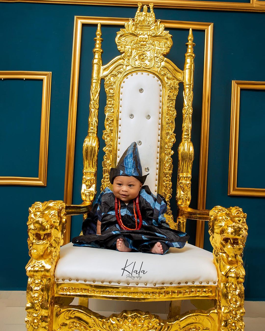 Tonto Dikeh's ex-husband, Olakunle Churchill and wife, Rosy Meurer finally shows their baby’s face (photos)