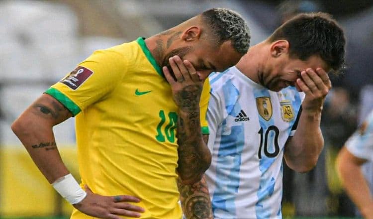 World Cup Qualifier between Brazil and Argentina on Sunday night was suspended over COVID -19 rules.