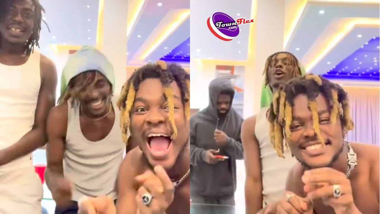 Two friends, singer Quamina MP and rapper Kofi Mole teams up to serve fans with another hit song as they share snippets of the song. After serving fans with many hit songs, the time has once again come for the two to keep the fire blazzing with tyhis upcoming release which is themed "Wotowei" a term which 'translates as This Your Backside' (Bortors). Quamina MP some hours ago took to his official Instagram page where he made a video that saw Himself, Kofi Mole and some friends jamming to the upcoming banger "Wotoyie". Click Here: Join Our Telegram Group For More Townflex News Updates From the video while listening to the snippet, the song when released will take over as one of the major anthem in town. The offical release date for the new Quamina MP and Kofi Mole's "Wotowei" banger isn't made known to the public yet, but according to the post it drops very soon. Click Here: Pope Skinny Begs Shatta Wale, Asks For Friendship After Months Of Their Beef Subscribe To Our YouTube Channel Townflex TV Source: Townflex.com