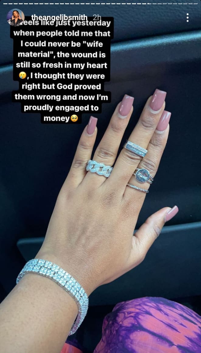 BBNaija’s Angel flaunts engagement ring, unveils her lover