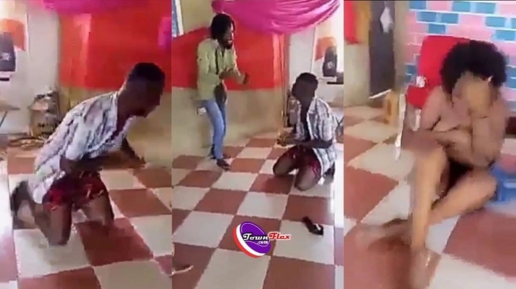 Ghanaian pastor having sex in church