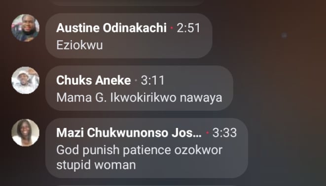 “God Punish You Stupid Woman” Nigerians blast Patience Ozokwo over comment on Chinwetalu Agu’s arrest (Watch Video)