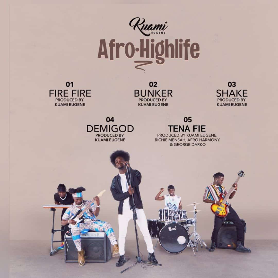 Kuami Eugene Afro Highlife Tracklist, Release Date