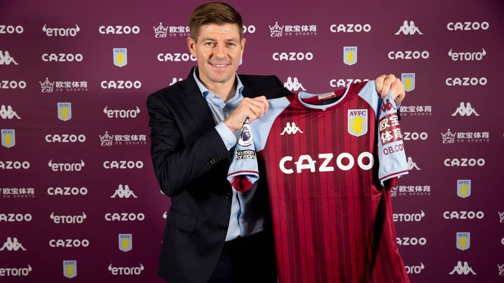 Aston Villa announce Steven Gerrard as Head Coach