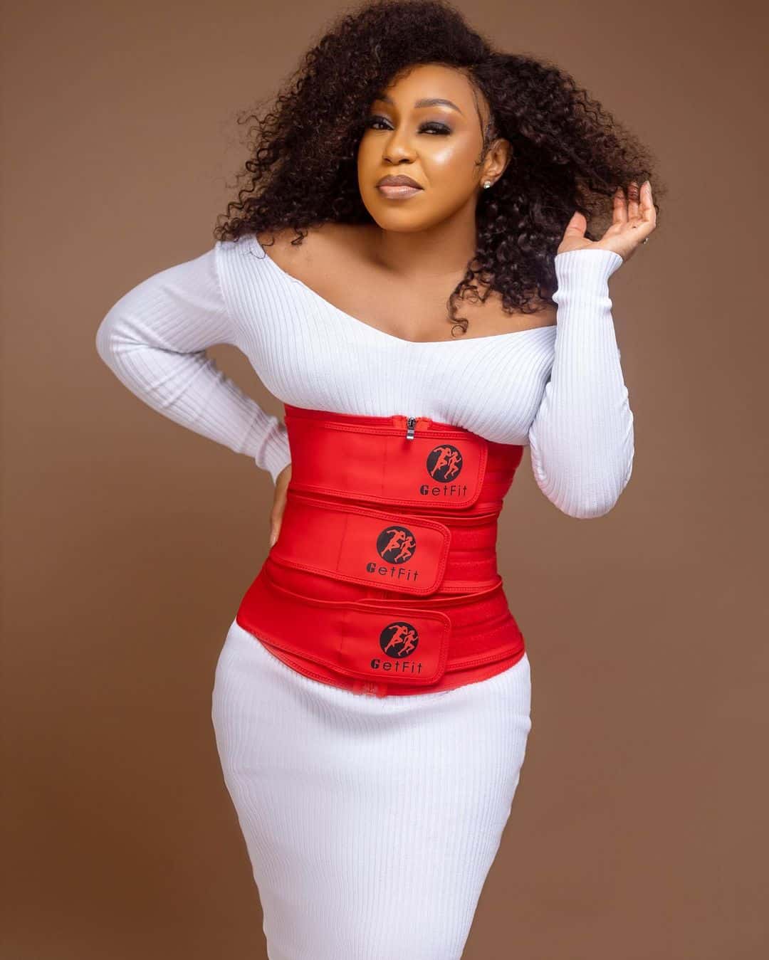 Actress Rita Dominic Pregnant? watch video as she was spotted with baby bump at mother in-law's burial 2 Rita Dominic is Pregnant