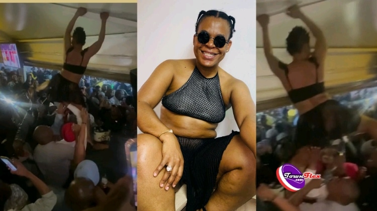 Zodwa Wabantu at it again allows male fans a full view of her pus$y during performance [Watch Video]