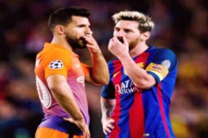 Lionel Messi touching message  to Sergio Aguero after Barcelona retirement