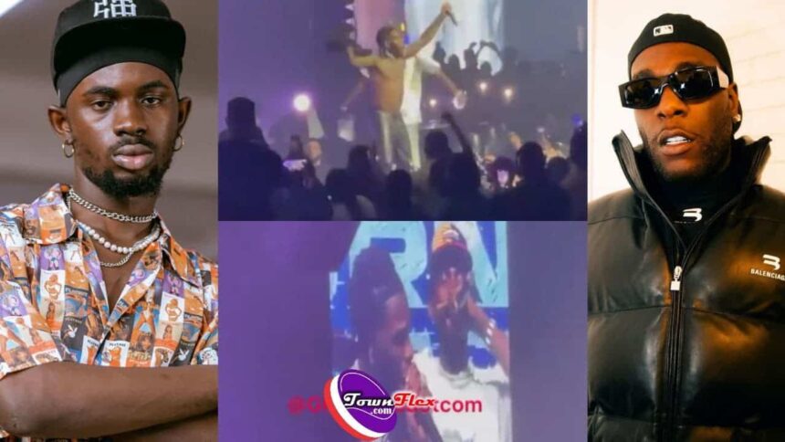 Black Sherif Performs With Burna Boy