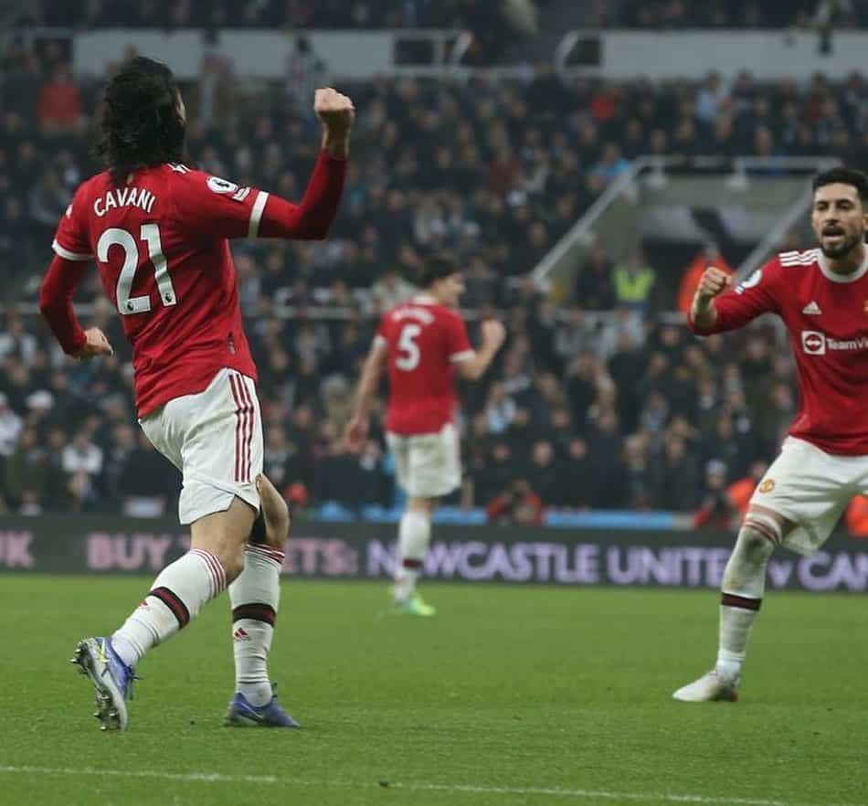 Substitute Edinson Cavani rescued Manchester United from struggling Newcastle side