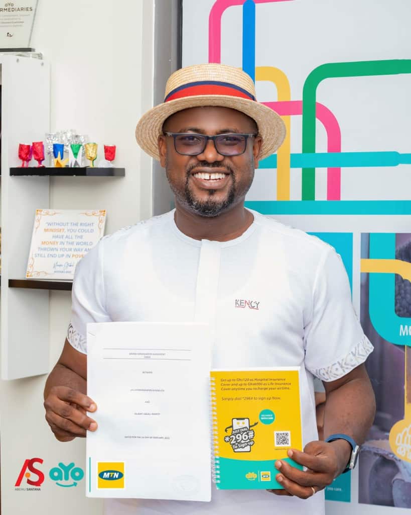 Abeiku Santana Signed As New Brand Ambassador For Ayo Mtn 8353