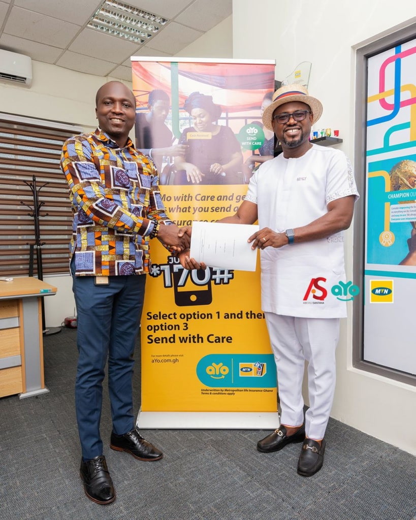Abeiku Santana signed as new brand ambassador for aYo MTN on TownFlex