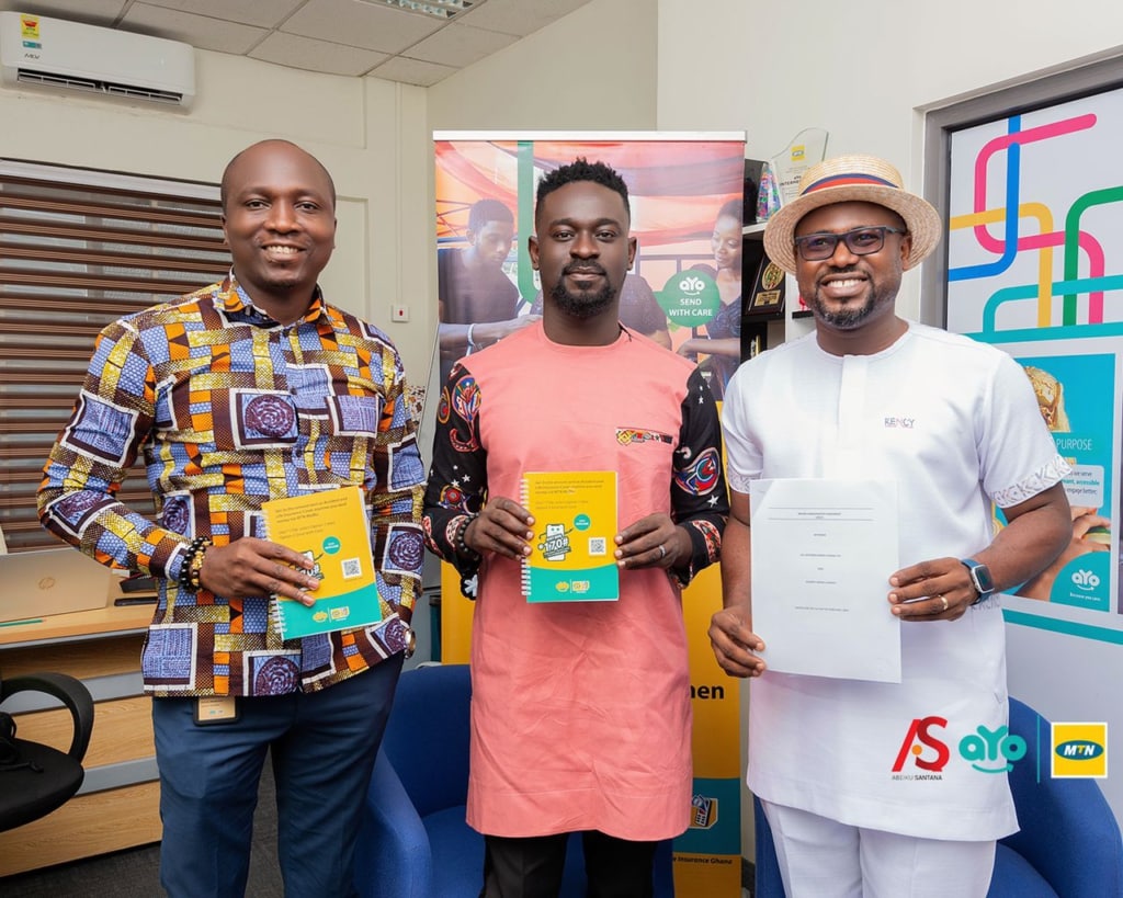 Abeiku Santana Signed As New Brand Ambassador For Ayo Mtn 5196