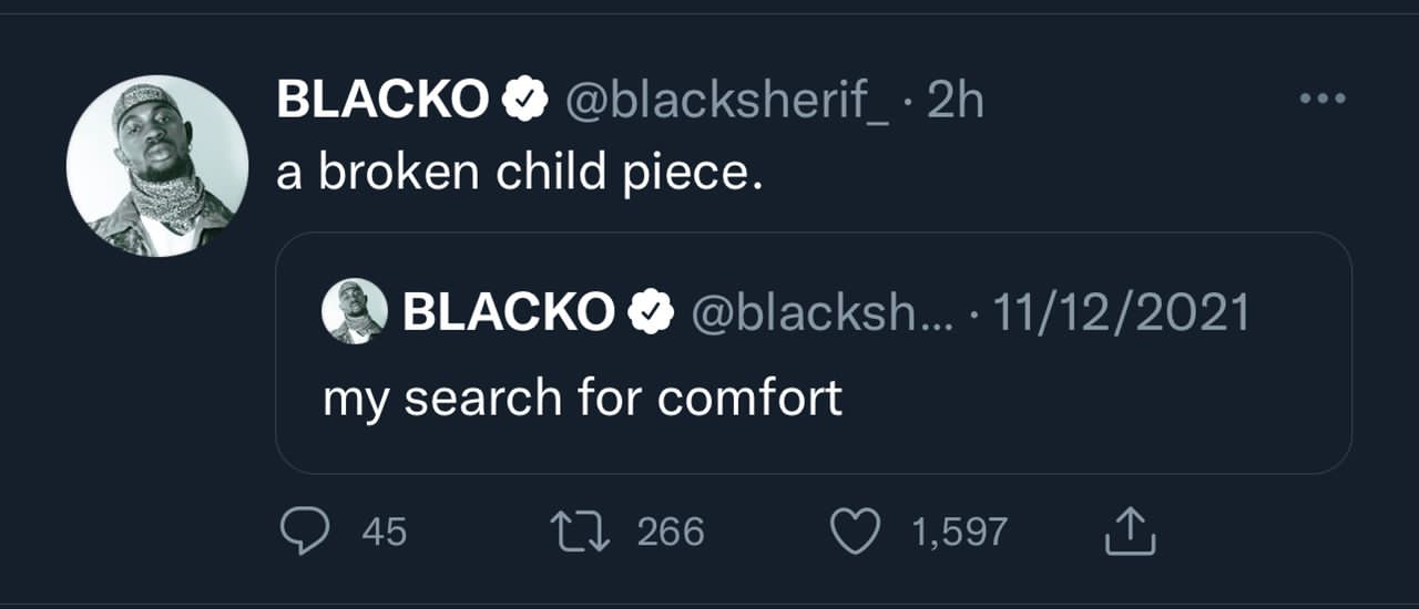 Black Sherif Finally Speaks