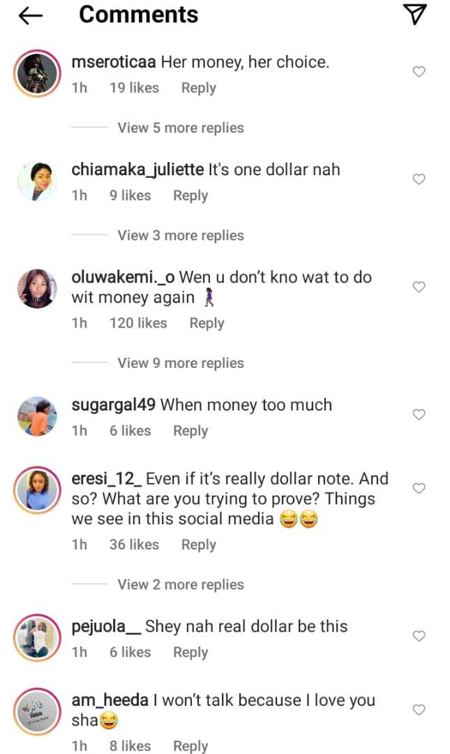 instagram reactions