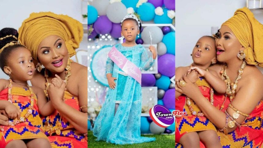 Baby Maxin @ 3: Nana Ama Mcbrowns Marks Daughter's Birthday With Adorable Photos [See Potos]