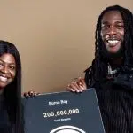 Burna Boy becomes first african artiste to hit 200 million streams on Boomplay, receives plaque