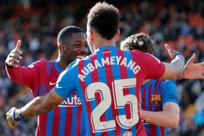 Ousmane Dembele to stay at Barcelona after Pierre-Emerick Aubameyang's plead
