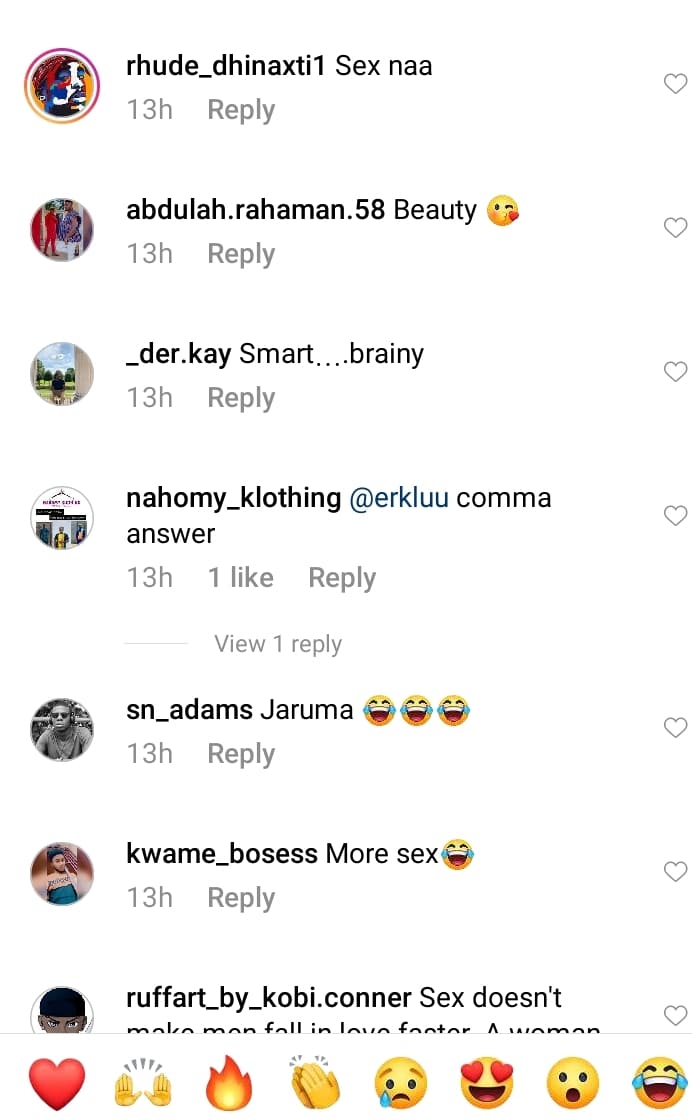Apart From S3x What Makes Men Fall In Love? [See Social Media Comments]