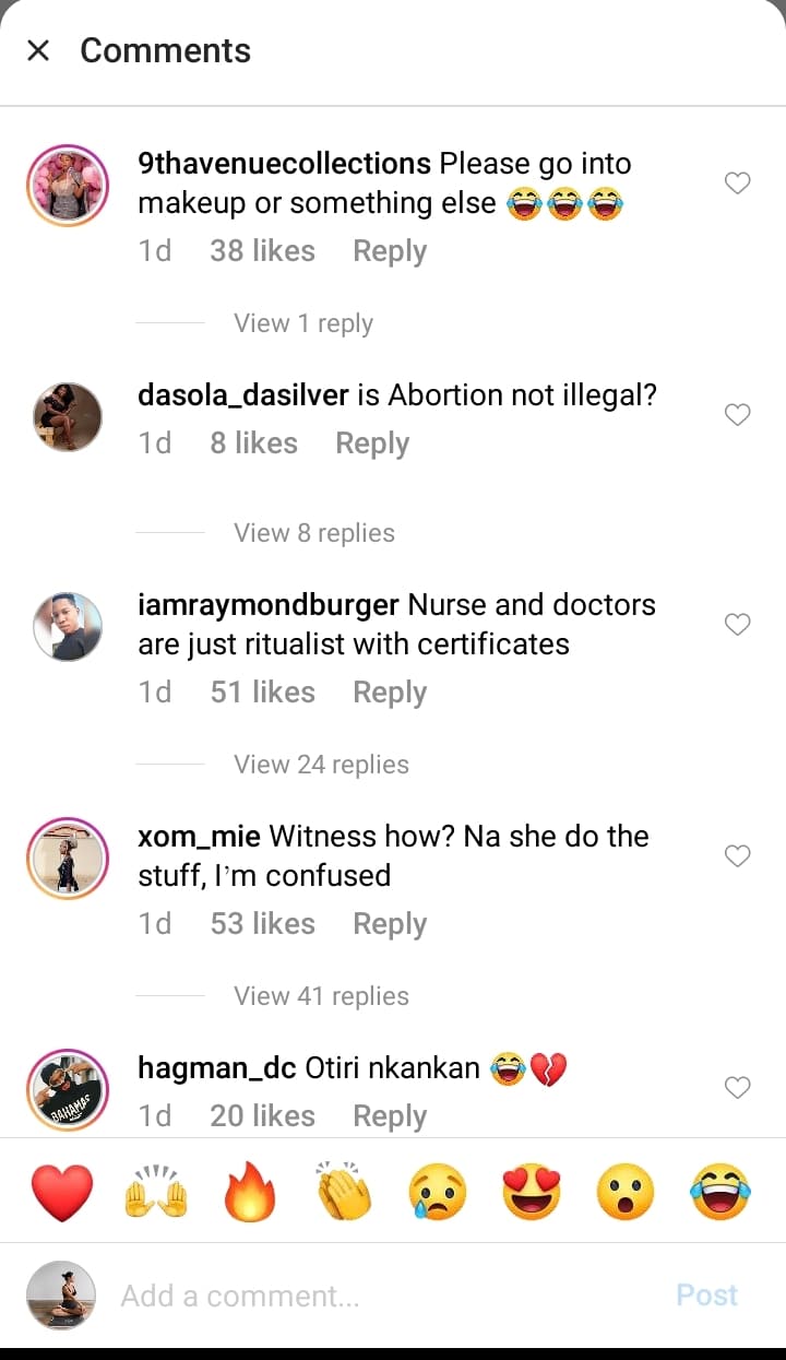 Nurse comments