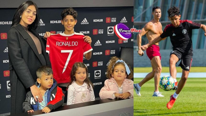 Ronaldo's son, Cristiano Ronaldo Jr officially signs for Manchester United
