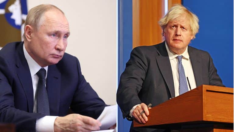 UK Prime Minister David Cameron labels Putin a "dictator"