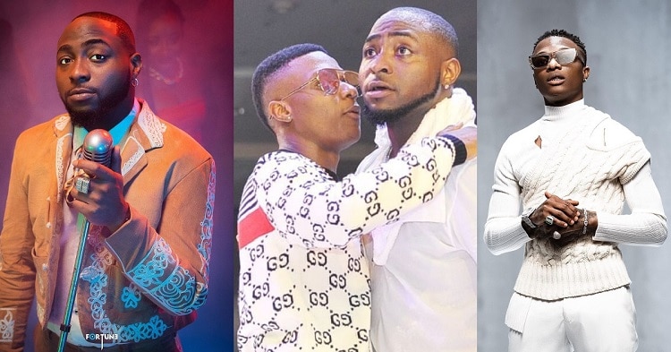 Davido Speaks On Why He Gave Wizkid a Passionate Hug
