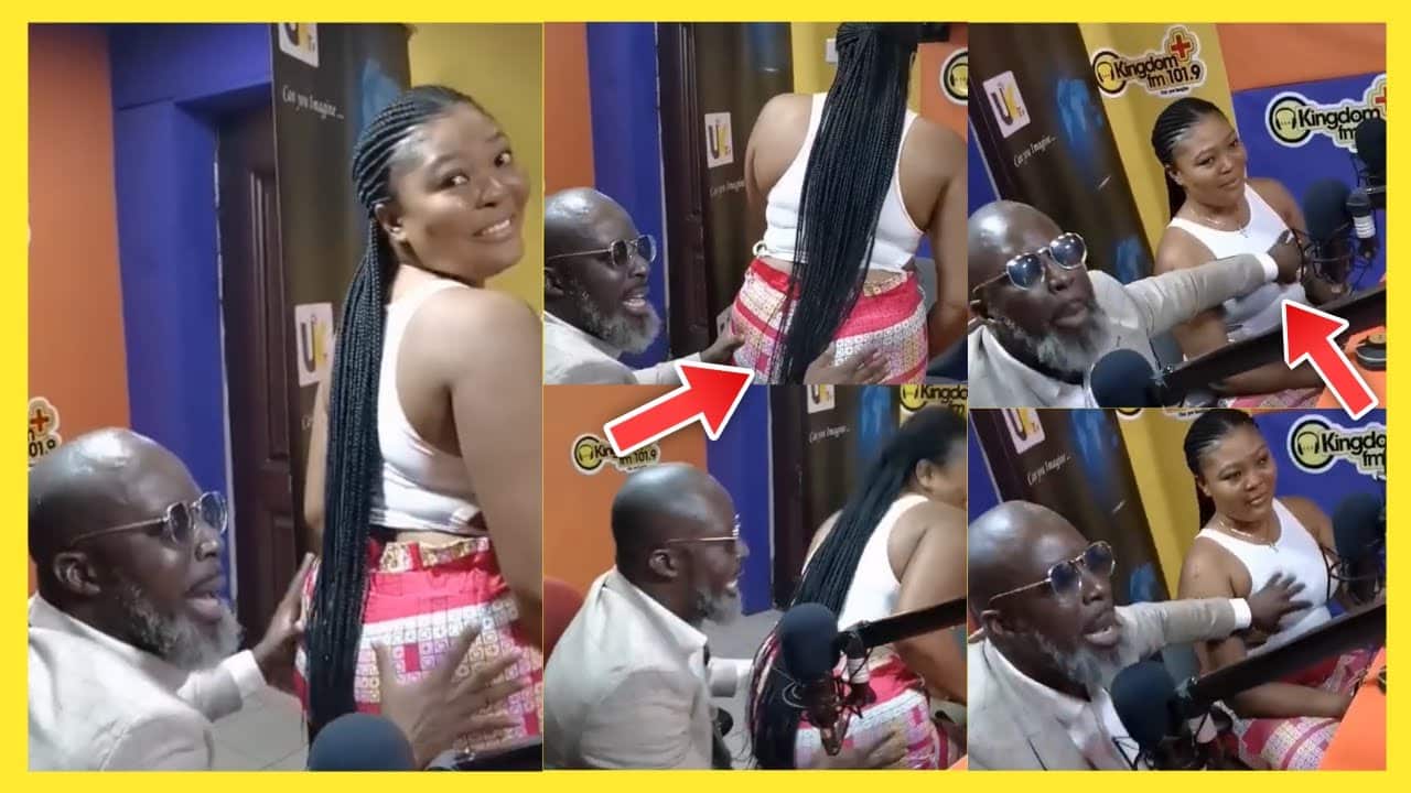 “This is Original Bortos" Kumchacha shouts after pressing female singer's bre3st and a$$