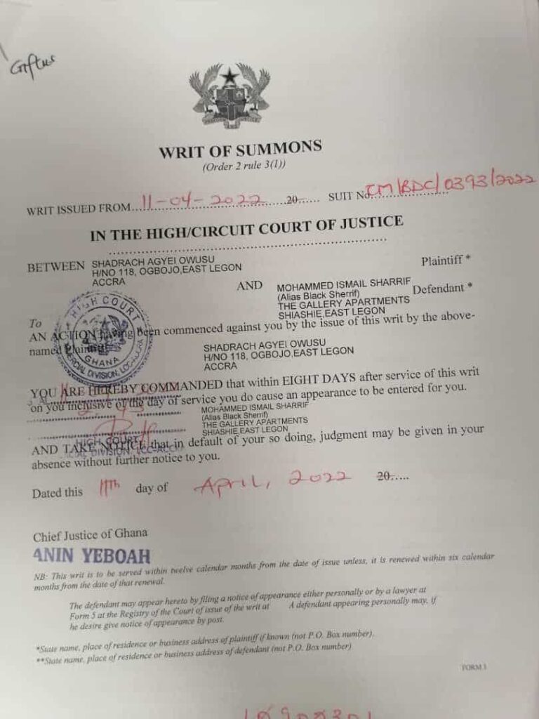 Black Sherif Sued by former manager [Watch Video + See Details] - News Report on TownFlex