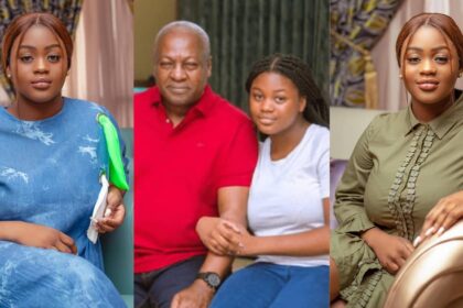 My daughter has no Twitter account : Mahama sets records clear