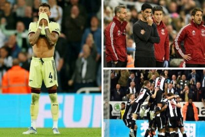 Arsenal lost Champions league spot to Spurs after a 2-0 defeat by Newcastle