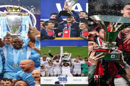Final results and winners of EPL, La Liga, Ligue 1 and Serie A 2021-2022 season