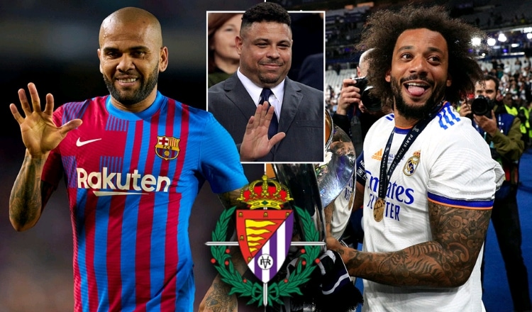 Iconic Brazilian striker Ronaldo is keen to bring Brazil legends Dani Alves and Marcelo to Real Valladolid