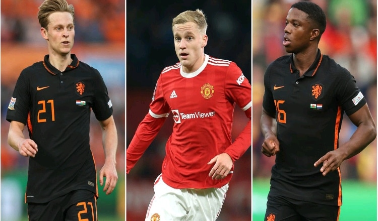 Man United to announce double deal for Dutch Frenkie de Jong and Tyrell Malacia.