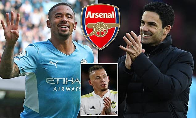 Gabriel Jesus Joins Arsenals for £45m