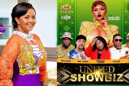Nana Ama McBrown returns as host of United Showbiz on UTV