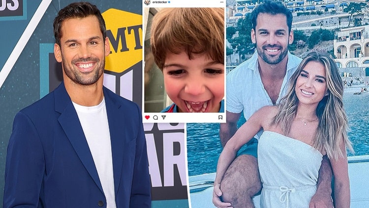 Eric Decker’s 4-year-old son snaps nude photos of his dad in shower, posts online
