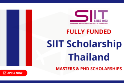 Fully Funded: SIIT Graduate Scholarships 2023 In Thailand - Apply