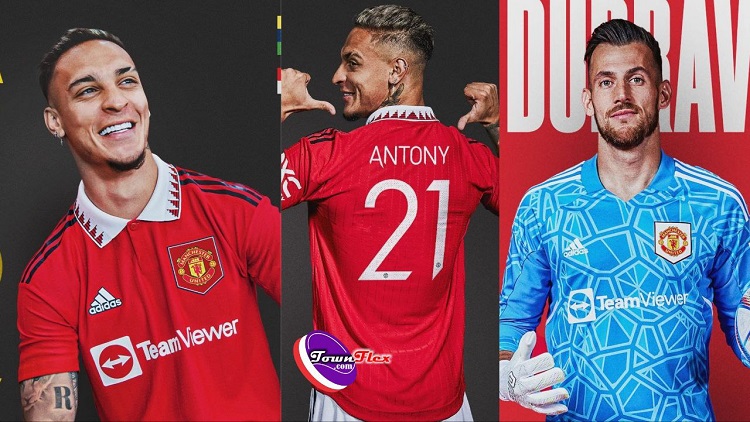 Manchester United reveals Antony and Dubravka jersey numbers