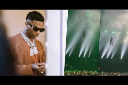 Performance: Watch Wizkid's Grand Entrance At Paris 'Sold Out' Accor Arena Show (VIDEO)