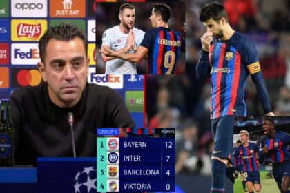 Xavi: "[The 3-3 draw with Inter] is a very hard blow, it was cruel."