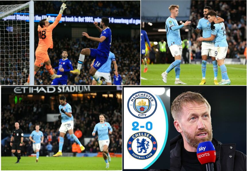 Manchester City eliminates Chelsea in Carabao cup