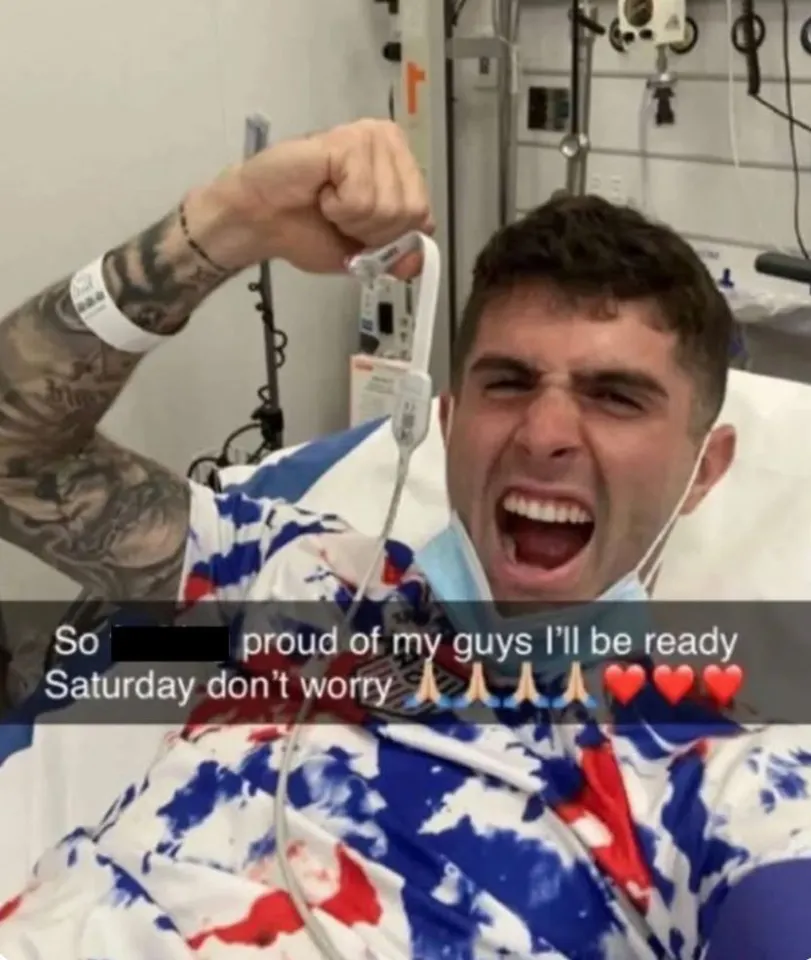 USA Hero CHRISTIAN PULISIC celebrates his side's win at Hospital